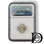 NGC holder reverse with certification hologram, 1927 USSR 15 Kopeks