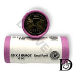 2023 Estland 2 Euro UNZ Münzrolle 25 x 2€ Rolle