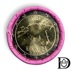 2023 Estland 2 Euro UNZ Münzrolle 25 x 2€ Rolle
