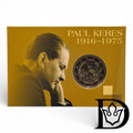 2016 Estonia RARE 2 Euro BU Coin Card Paul Keres In Perfect Condition