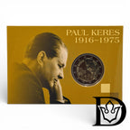 2016 Estonia RARE 2 Euro BU Coin Card Paul Keres In Perfect Condition