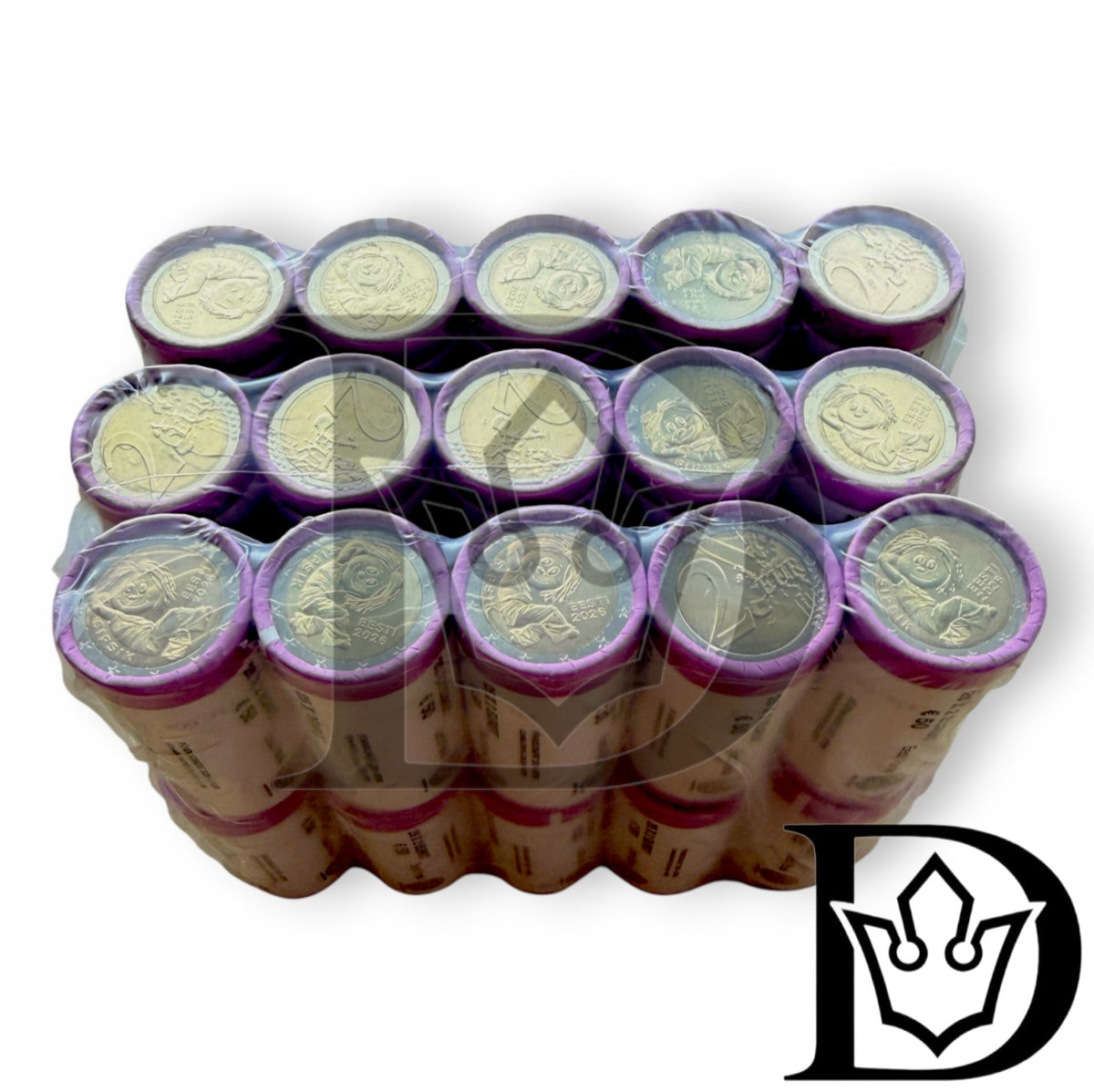 2026 Estonia 2 Euro Coin Roll Sipsik " Raggie "25 x 2€ UNC
