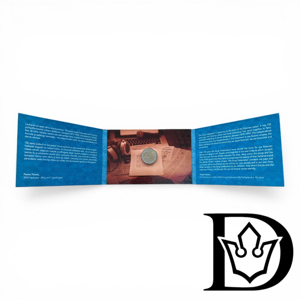 2019 Estonia 2 Euro Song Festival BU Coincard