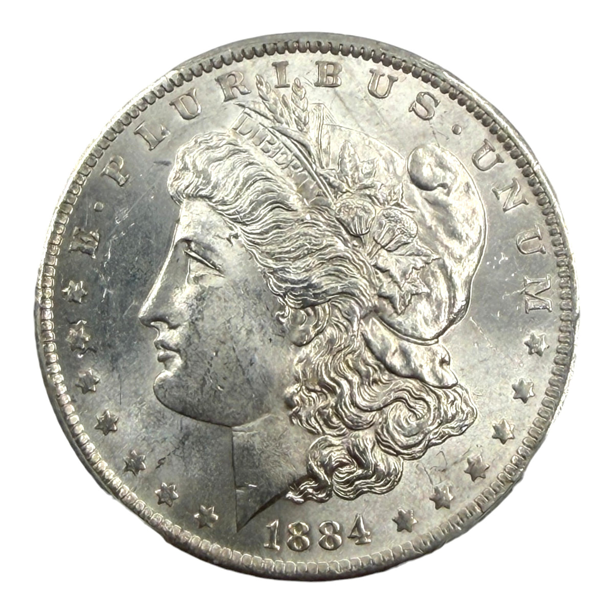 1884 O United States Morgan Dollar Silver Coin PCGS MS 64