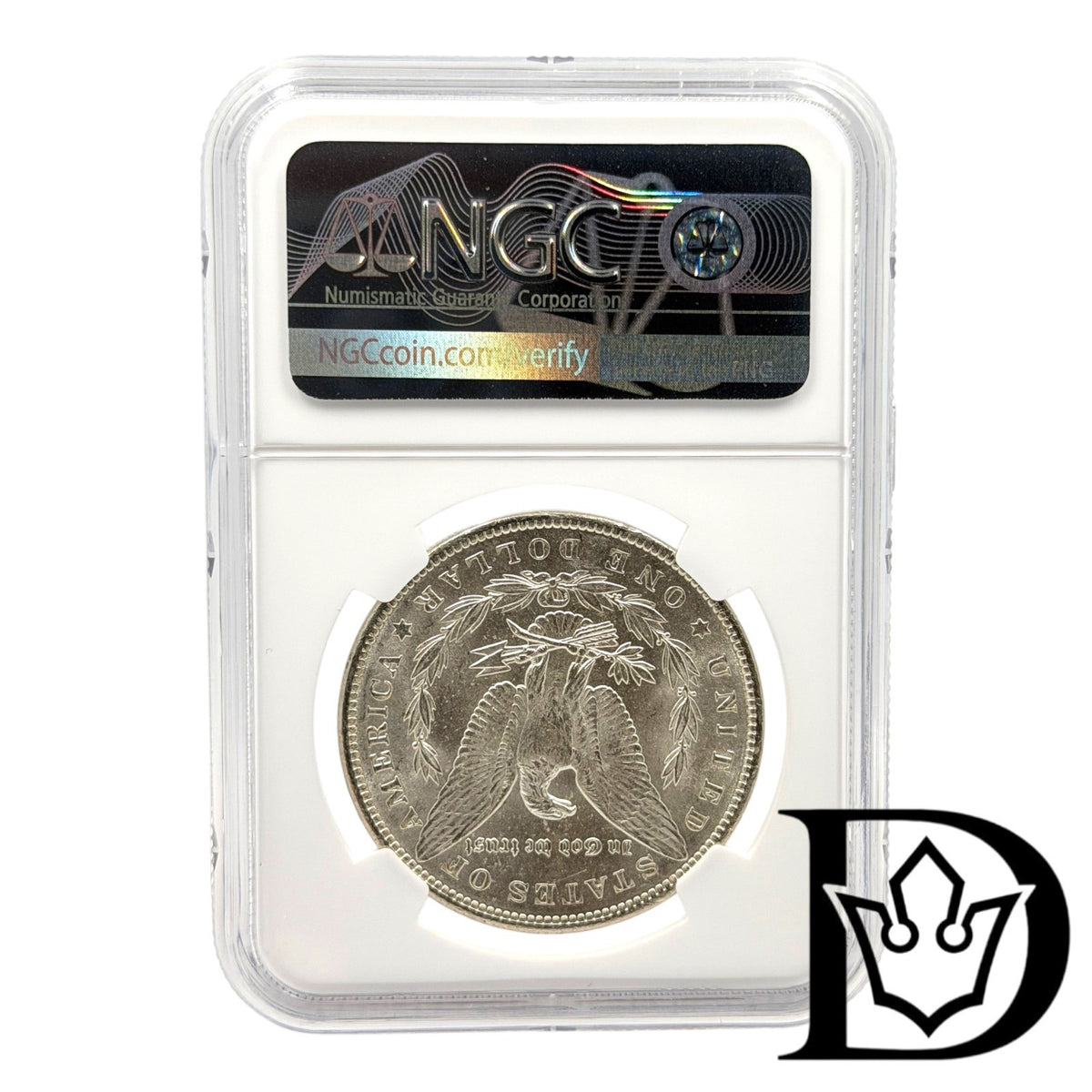 1889 United States Morgan Dollar Silver Coin NGC MS 62