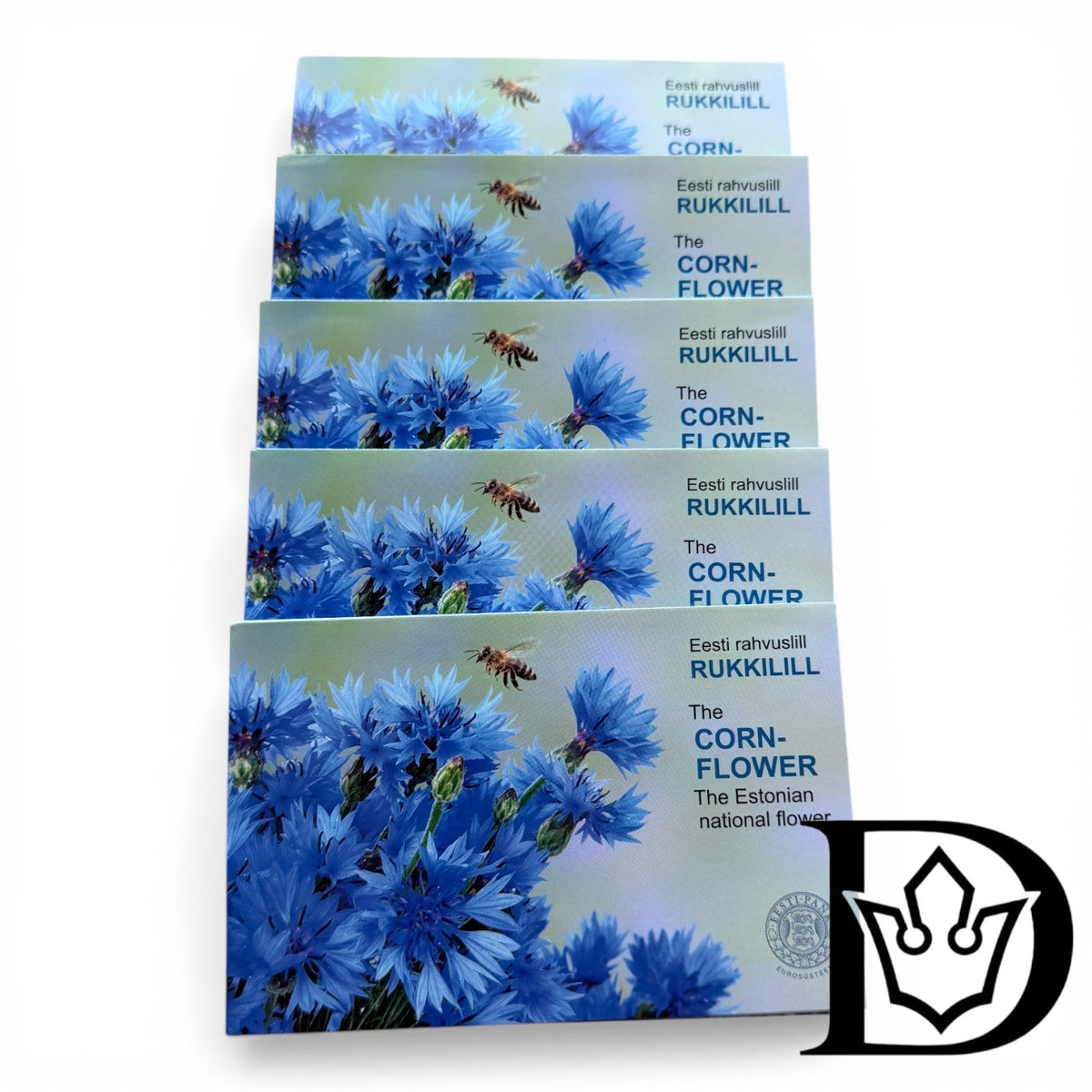 2024 Estonia 2 Euro Cornflower BU Coincard