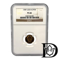 1989 Soviet Union (USSR) 1 Kopeck Aluminum-Bronze Coin NGC PL 66