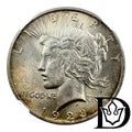1923 United States Peace Dollar Silver Coin NGC MS 61
