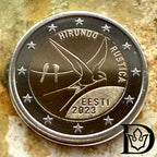 2022-2025 Estonia 2 Euro BU Coincard Set (4 Coins)