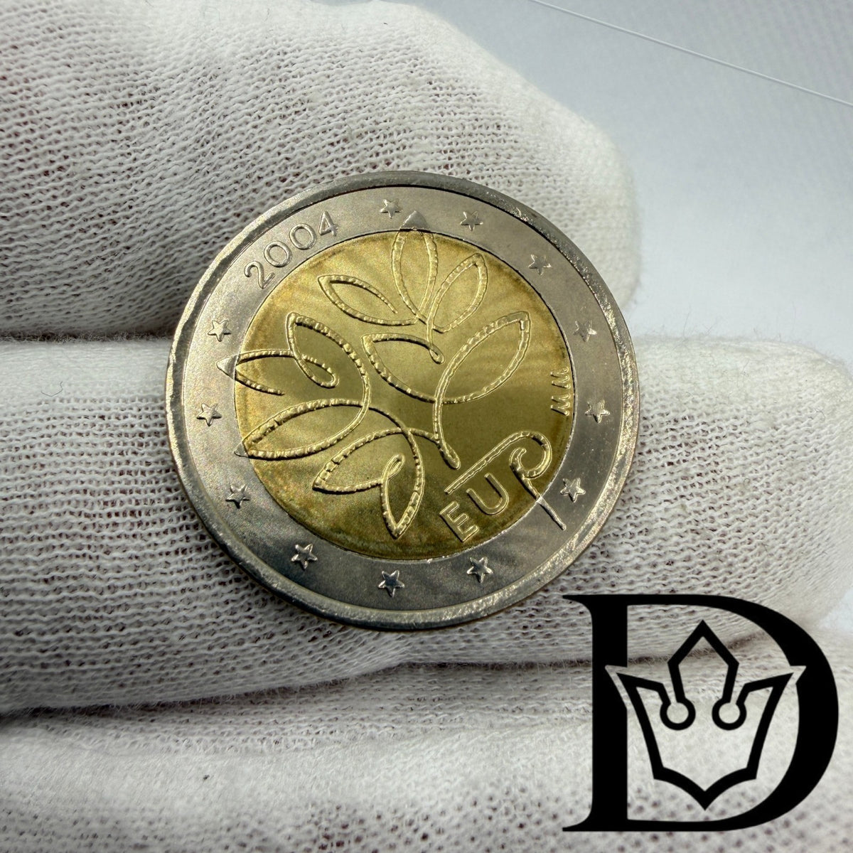 2004 Finland 2 Euro EU Enlargement Commemorative Coin