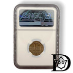 NGC holder reverse with certification hologram, 1949 15 Kopecks