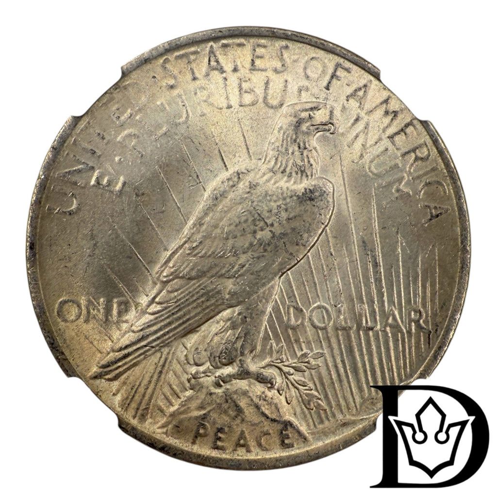 1923 United States Peace Dollar Silver Coin NGC MS 62