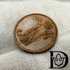 1898 Finland 1 Penni Copper Coin Nicholas II