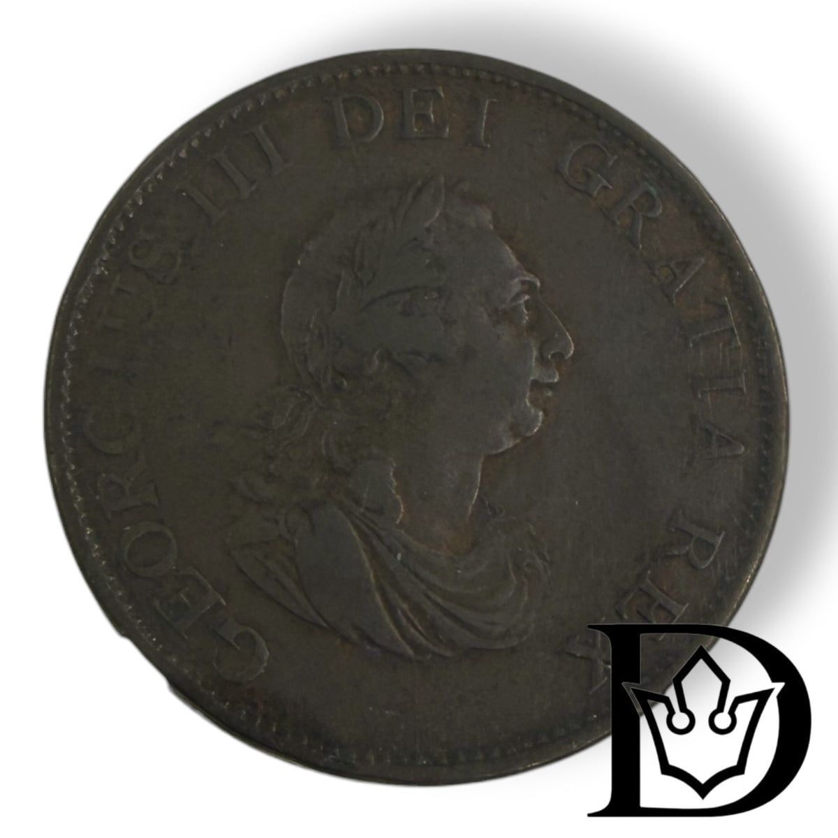1799 Great Britain 1/2 Penny Soho Coin NGC VF 35 BN