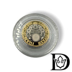 Obverse of 2023 Vatican 5 Euro proof coin with coat of arms of Pope Francis
