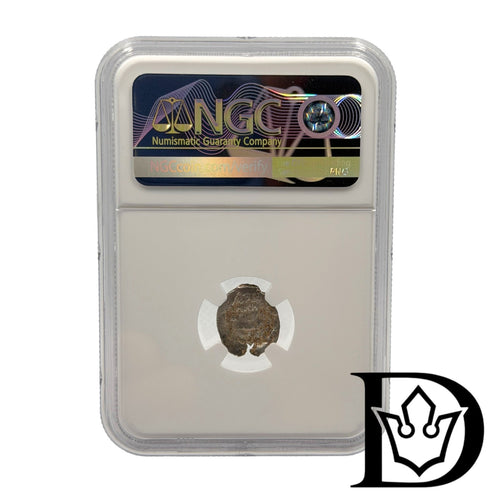 1547-1584 Russia 1 Kopeck Ivan IV Silver Coin NGC AU Details Cleaned