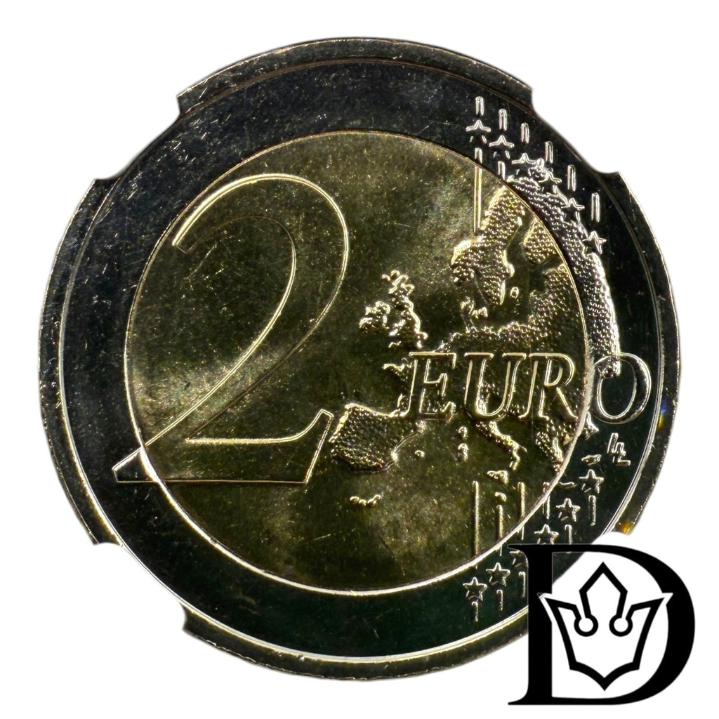 2021 Estonia 2 Euro Wolf Coin NGC MS 64