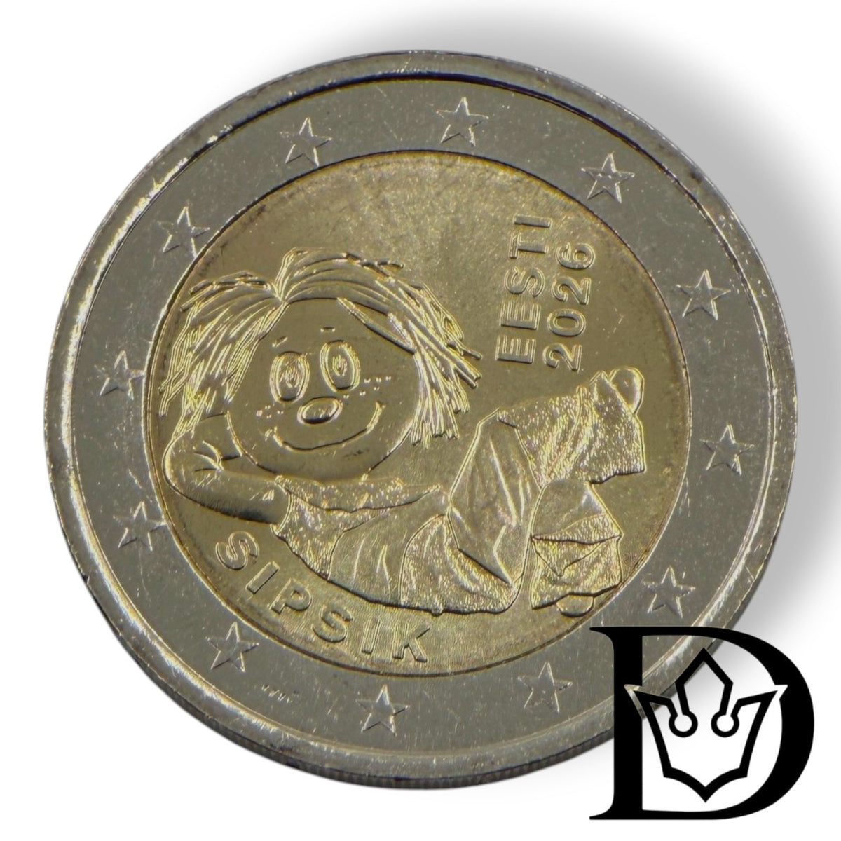 2026 Estonia 2 Euro Sipsik Commemorative Coin UNC