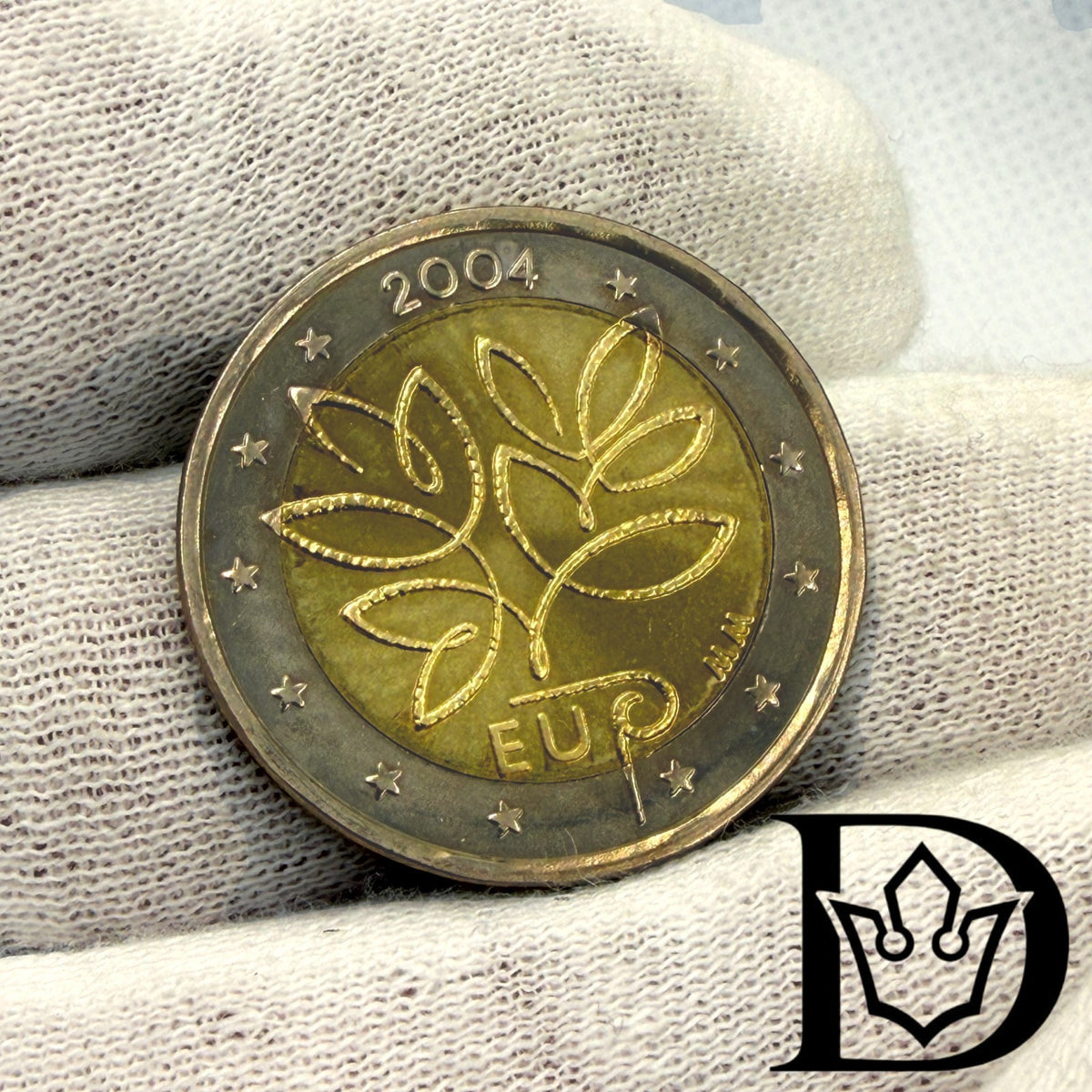 2004 Finland 2 Euro EU Enlargement Commemorative Coin