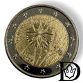 2024 Estonia 2 Euro Cornflower (Centaurea Cyanus) Commemorative Coin UNC