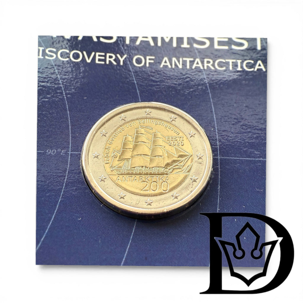 2020 Estonia 2 Euro Antarctica BU Coincard