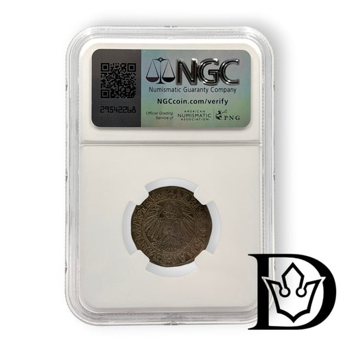 1542 Preussen 1 Silver Groschen NGC AU 58 Albrecht