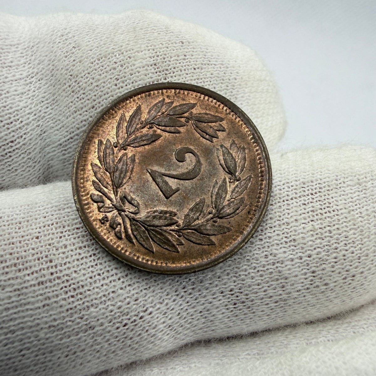 1932 Switzerland 2 Rappen Bronze Coin