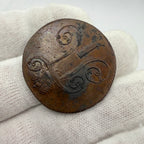 1801 Russia 2 Kopecks Copper Coin (Die Crack)