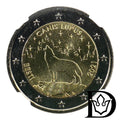 2021 Estonia 2 Euro Wolf Coin NGC MS 64