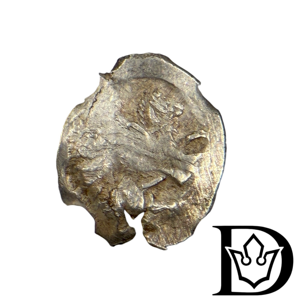 1547-1584 Russia 1 Kopeck Ivan IV Silver Coin NGC AU Details Cleaned