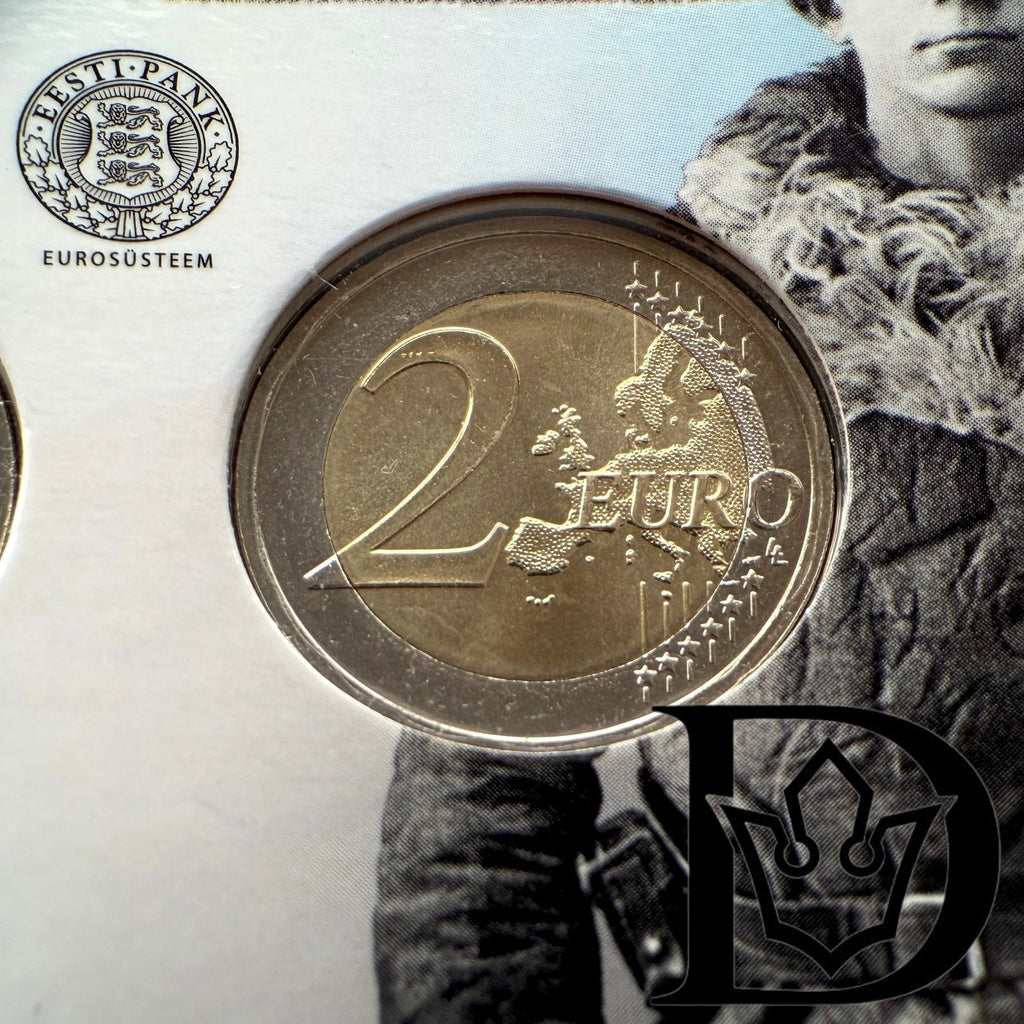 2018 Estonia 2 Euro War of Independence Coin Set (2 Coins)