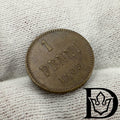 1903 Finland 1 Penni Copper Coin Nicholas II (Large 3)