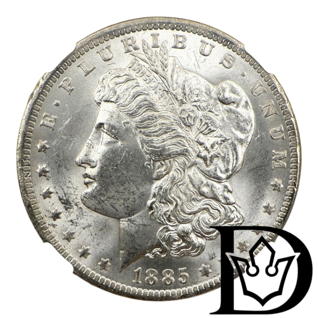 1885 O United States Morgan Dollar Silver Coin NGC MS 62