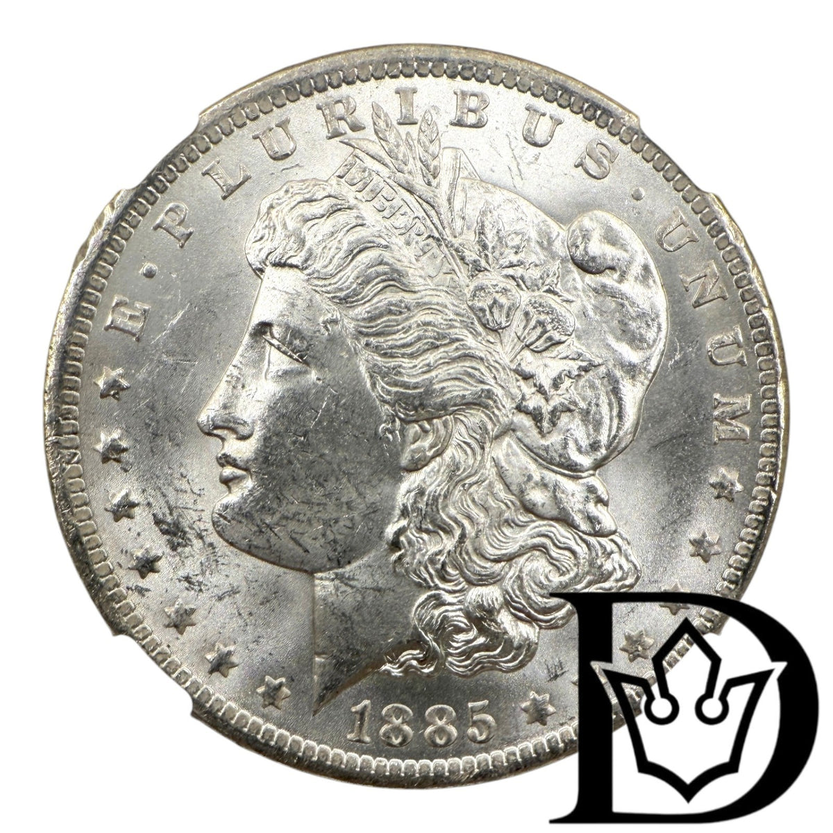 1885 O United States Morgan Dollar Silver Coin NGC MS 62