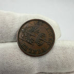 1868 Prussia (Germany) 3 Pfennig Copper Coin