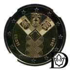2018 Estonia 2 Euro Centenary of Independence Coin NGC MS 66 DPL