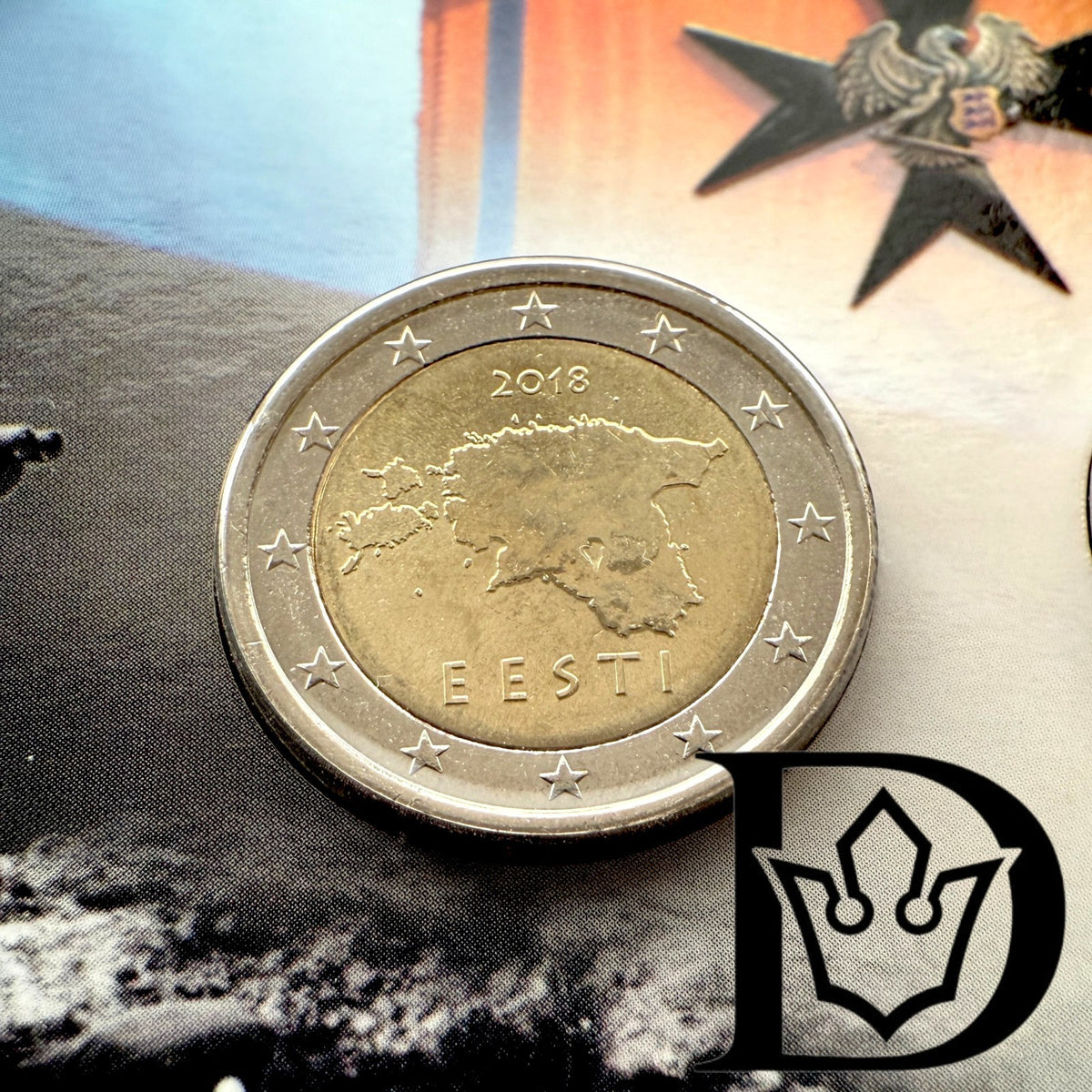 2018 Estonia 2 Euro War of Independence Coin Set (2 Coins)
