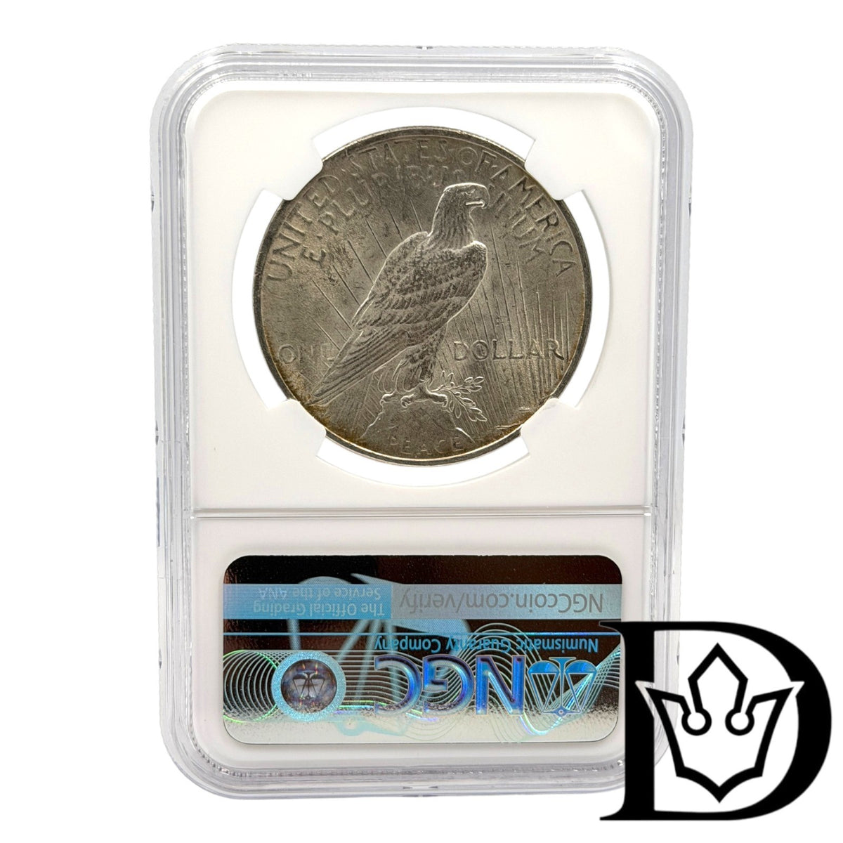 1923 United States Peace Dollar Silver Coin NGC MS 61