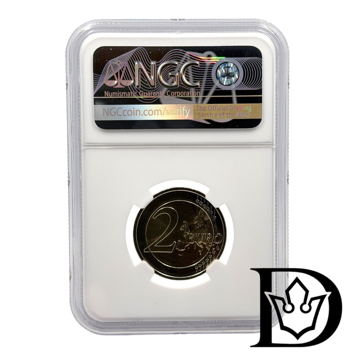 2021 Estonia 2 Euro Wolf Coin NGC MS 64