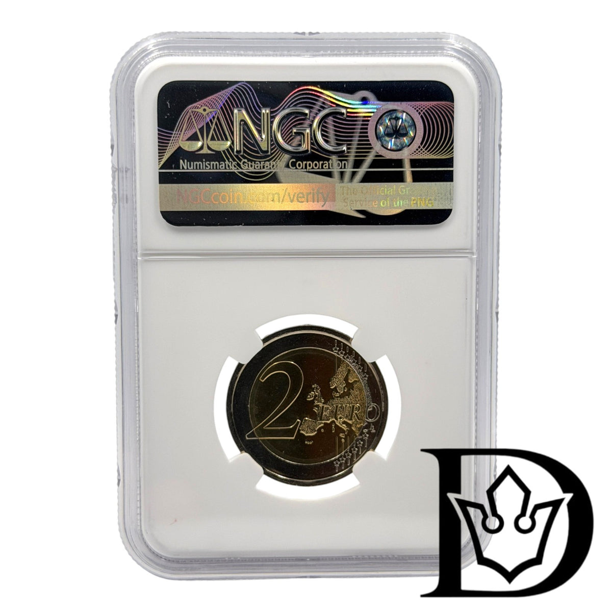 2016 Italy 2 Euro Donatello Commemorative Coin NGC MS 66