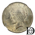 1923 United States Peace Dollar Silver Coin NGC MS 62