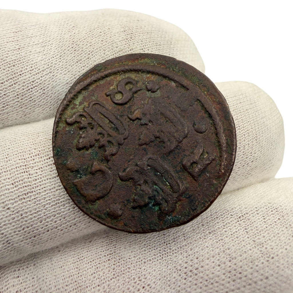 Sweden 1/4 Öre Copper Coin Queen Christina