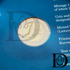 2020 Estonia 2 Euro Treaty of Tartu BU Coincard