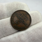 1868 Prussia (Germany) 3 Pfennig Copper Coin