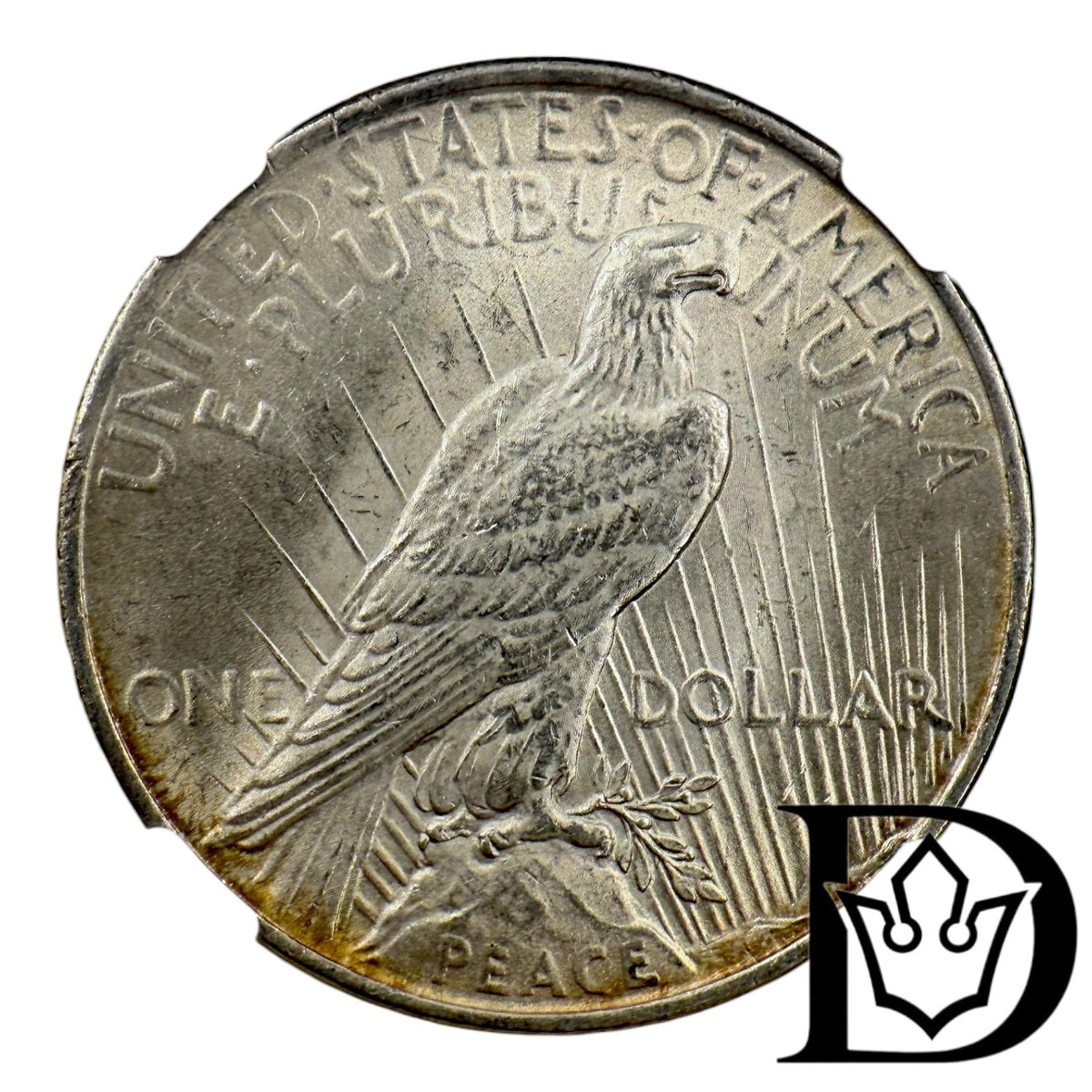 1923 United States Peace Dollar Silver Coin NGC MS 61